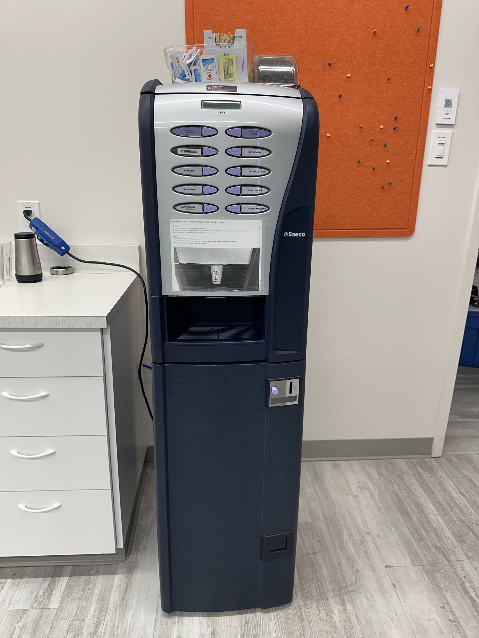 Visuel provisoire pour la Saeco SG200